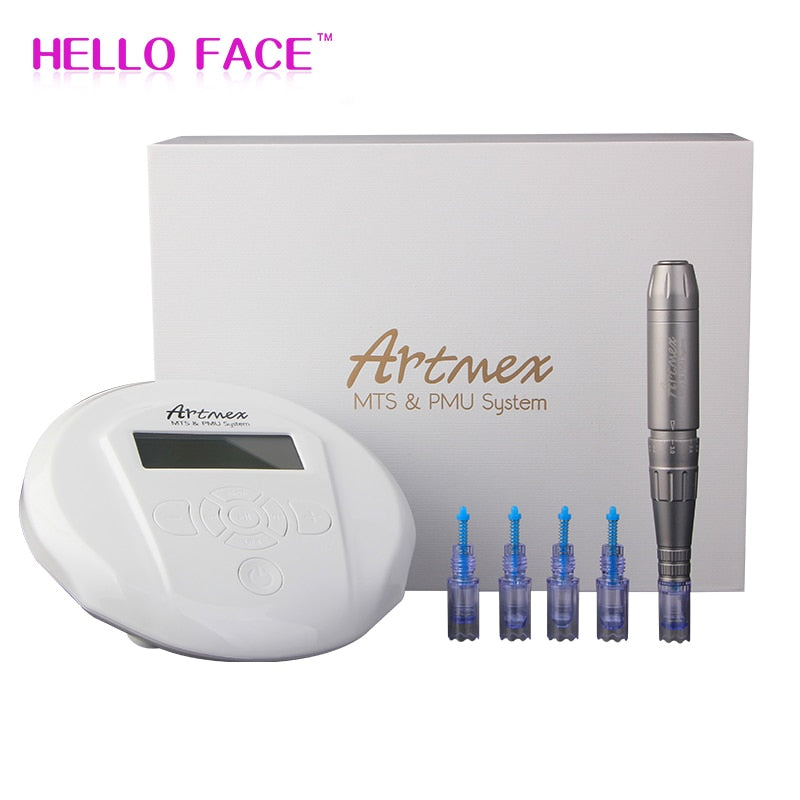 Artmex V6 Rotary Tattoo Machine Permanent Makeup Eyebrow Tattoo machine Micropigmentation Device Eye Brow Lip derma Pen