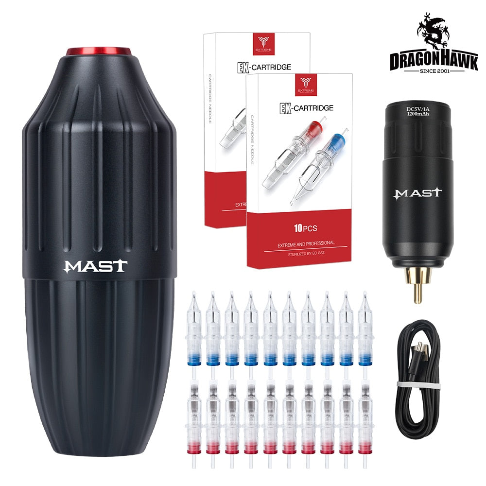 Dragonhawk Mast Wireless Power Supply Battery Pack RCA Machine Motor Tattoo Pen