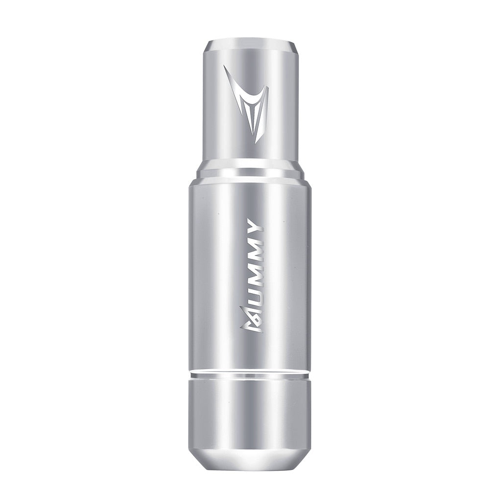 Mummy Rotary Tattoo Pen Makeup Machine Japan Motor 3.5mm Stroke Length Aluminum Frame for Tattoo Eyebrow and Lip(silver)