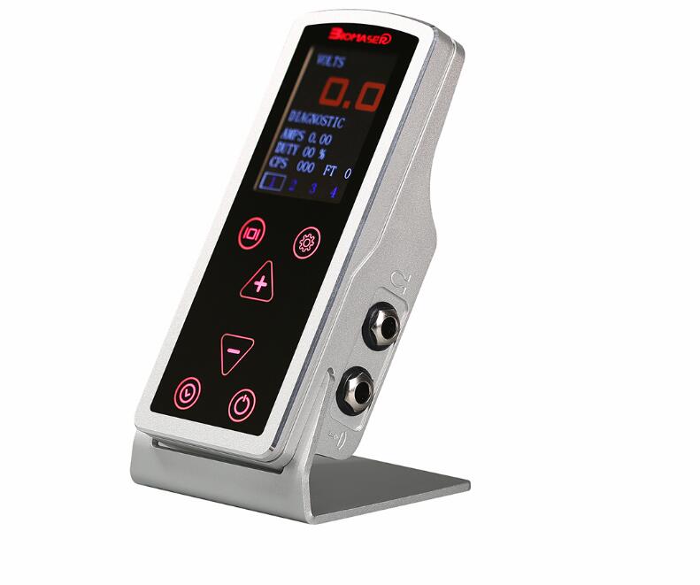 2018 new MTS-450 Tattoo Power Supply HP-2  Touch Screen  Smart Digital LCD Makeup Dual Tattoo Power Supplies Set free